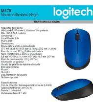 MOUSE LOGITECH M170 INALAMBRICO AZUL